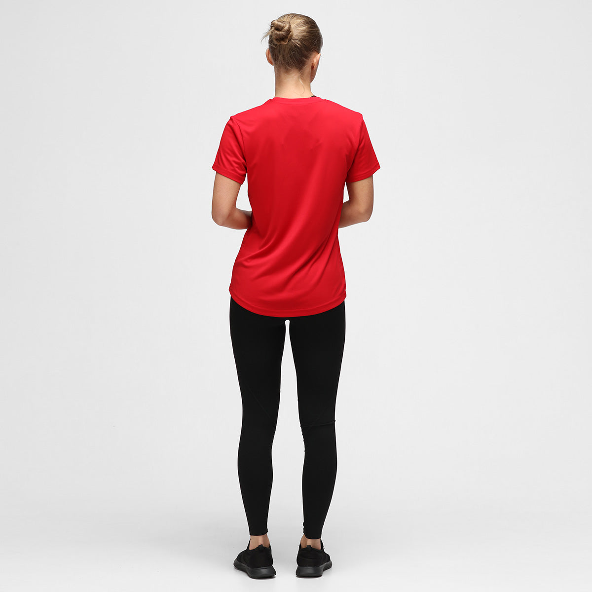 Premium Red Diamond Women's Technical T-Shirt - Moisture-Wicking, Breathable & Quick-Dry for Workouts, Yoga & Outdoor Activities
