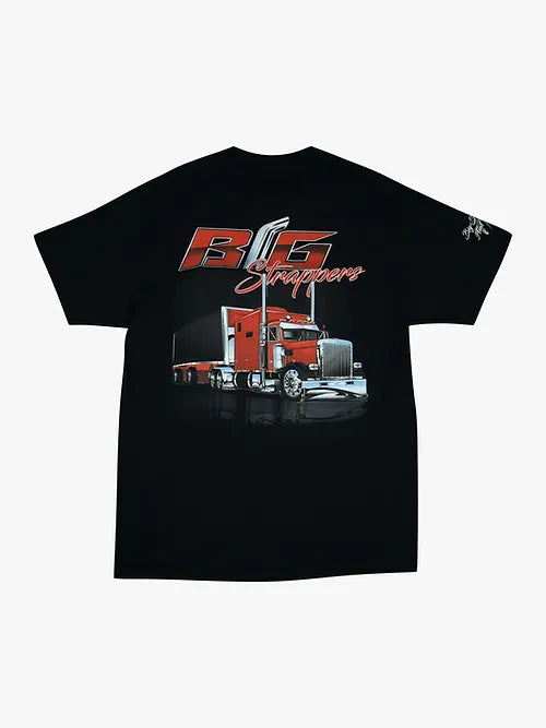 Big Strappers Long Haul Tee - Comfortable Oversized T-Shirt for Men & Women - Perfect for Travel, Workouts, and Casual Wear