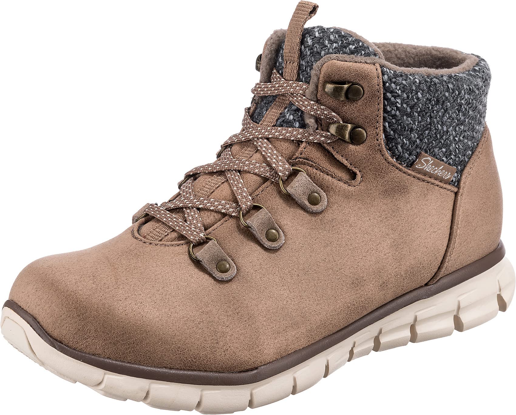 Skechers Women's Comfortable Walking Boots - Lightweight Slip-Resistant Hiking Shoes for Outdoor Activities & Travel