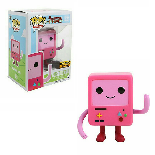 Funko Pop! ADVENTURE TIME: Blushing Bmo #321 Vinyl Figure - Collectible Toy for Fans - Perfect for Display, Gifts & Anime Collections