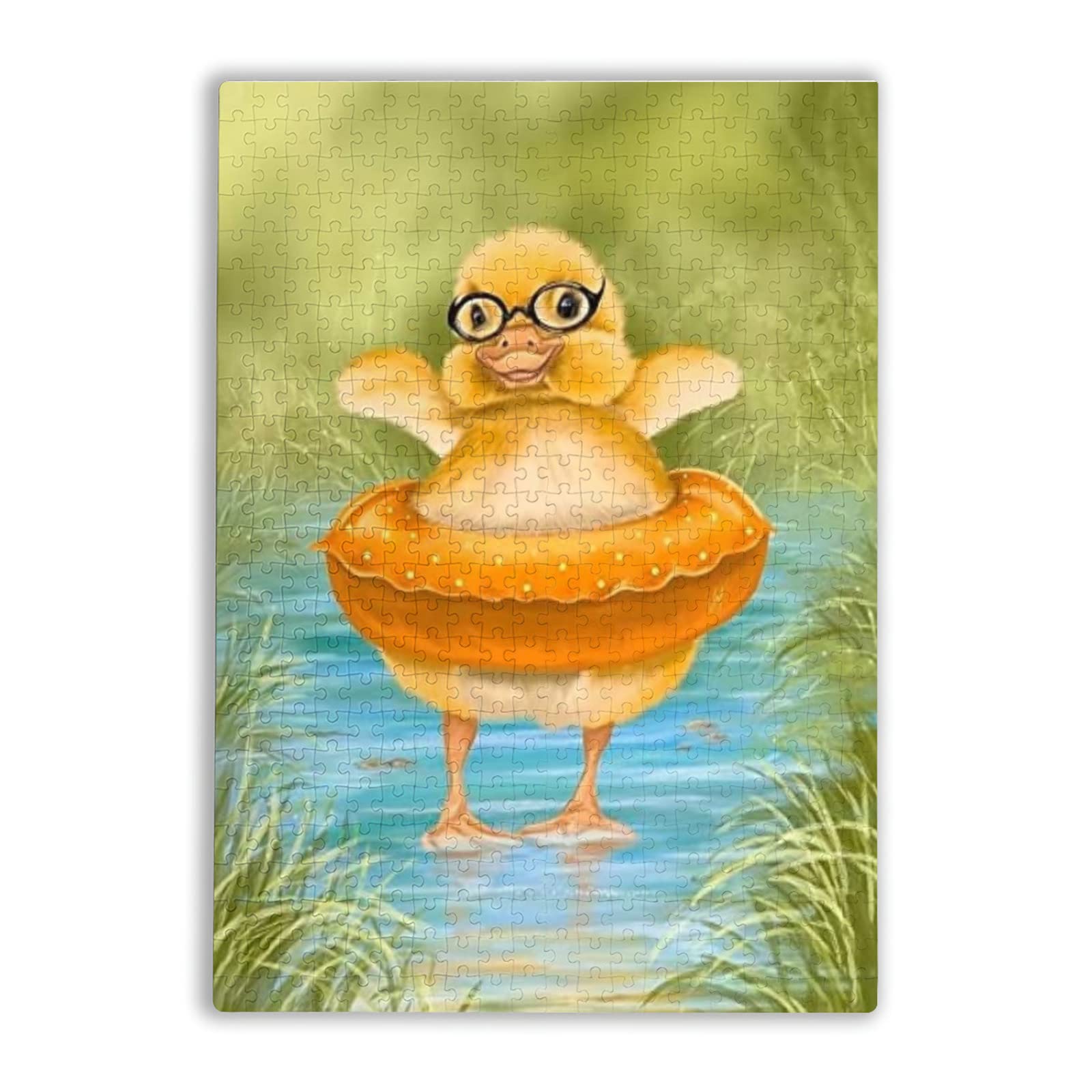 1000 Piece Jigsaw Puzzle for Adults - Donut Little Yellow Duck Wooden Puzzle, Educational Toy & Fun Challenge, Perfect Gift for Kids & Adults, Home Decor & Family Game Night Activity