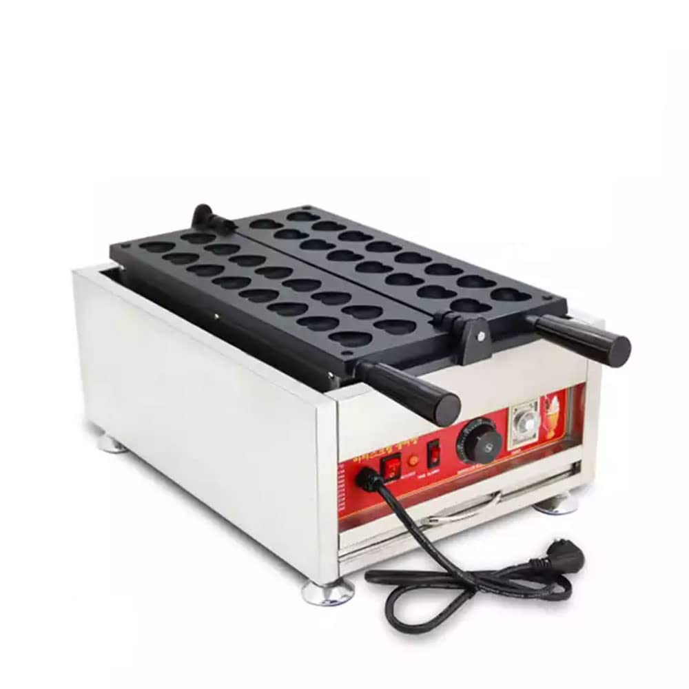 Electric Heart Waffle Maker - 220V UK Plug - Perfect for Valentine's Day Breakfast, Romantic Dates & Family Brunch - Heart Shaped Non-Stick Waffle Iron