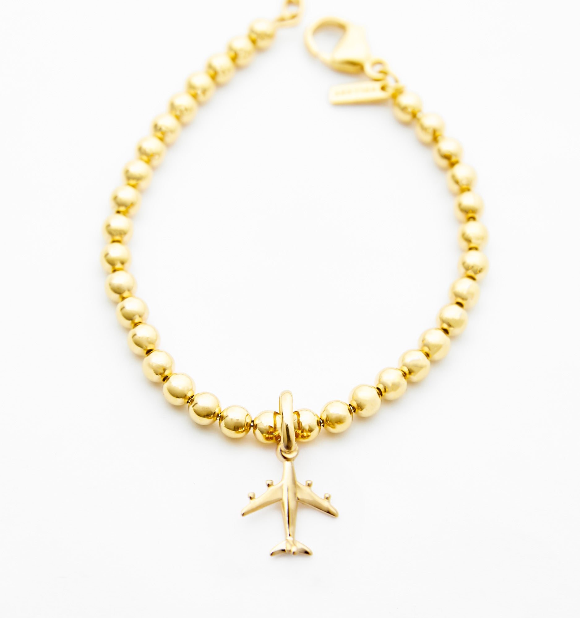 Stylish Airplane Charm Bracelet for Women - Trendy Travel Jewelry Gift for Aviation Enthusiasts | Perfect for Airplane Lovers, Flight Attendants & Frequent Flyers
