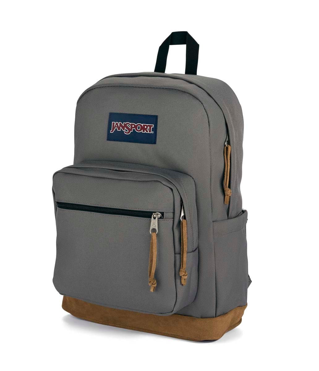 JanSport Right Pack Backpack - Lightweight Durable School & Travel Backpack for Students & Professionals, Graphite Grey - Perfect for College, Commuting & Outdoor Adventures