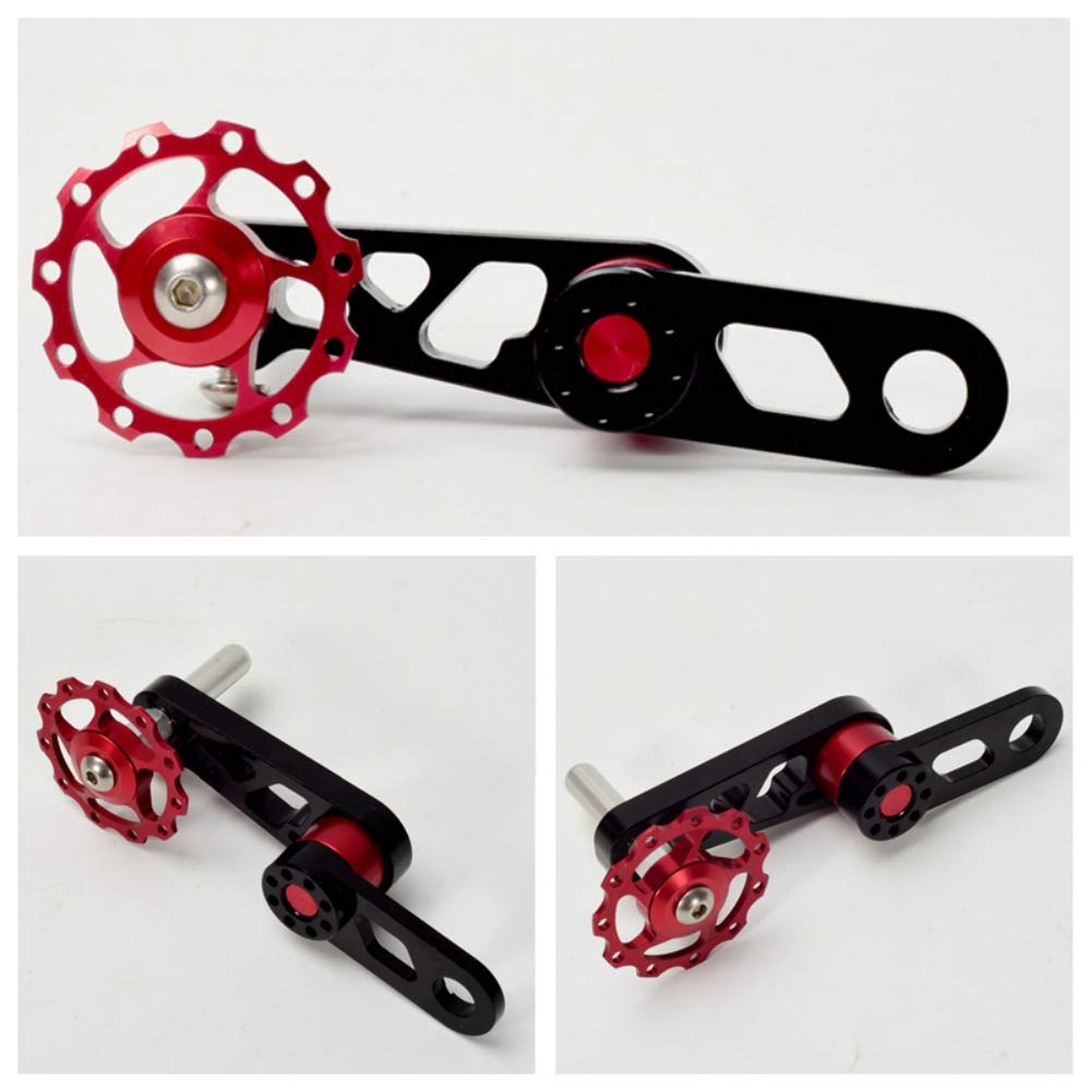 **Forart Single Speed Bike Chain Tensioner - Aluminum Chain Tension Idler for Bicycle Replacement Parts - Perfect for Fixing Loose Chains on Urban & Fixed Gear Bikes (Ships from USA)**