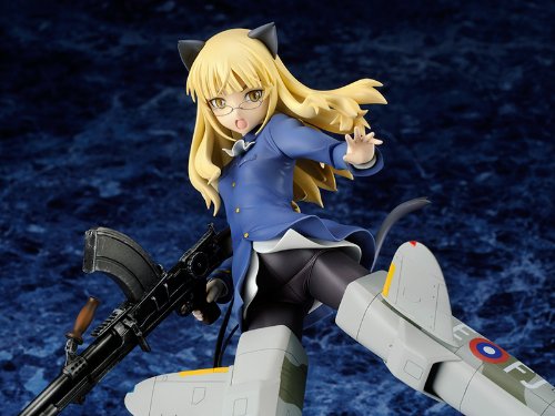 Strike Witches Perrine Clostermann 1/8 Scale PVC Anime Figure - Collectible Character Model for Display, Gift, and Anime Fans