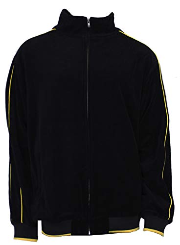 Black W/ Yellow Piping