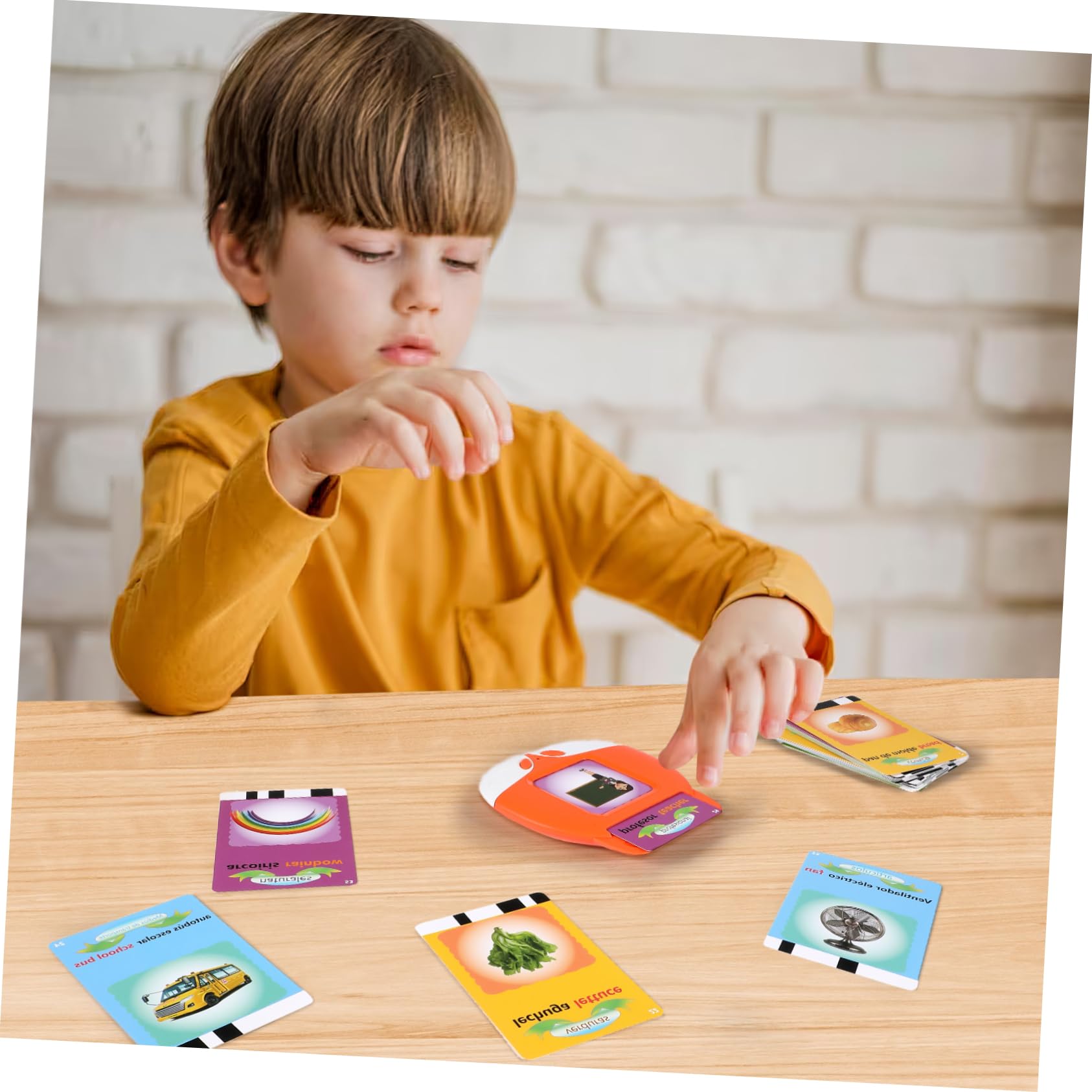 Phenofice Kids Educational Learning Machine - Interactive Speech Toy with Flash Cards for Children | Perfect for Home Learning & Classroom Activities
