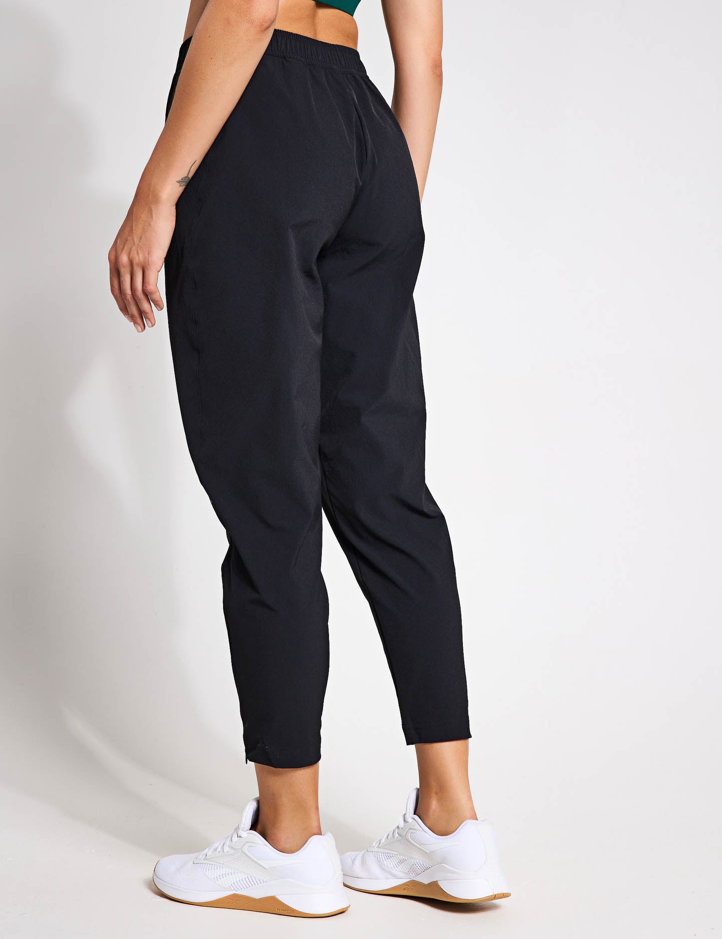 Active Collective Skystretch Woven Pant - Black | High Waist Yoga Pants for Women | Perfect for Workouts, Yoga & Lounge Wear