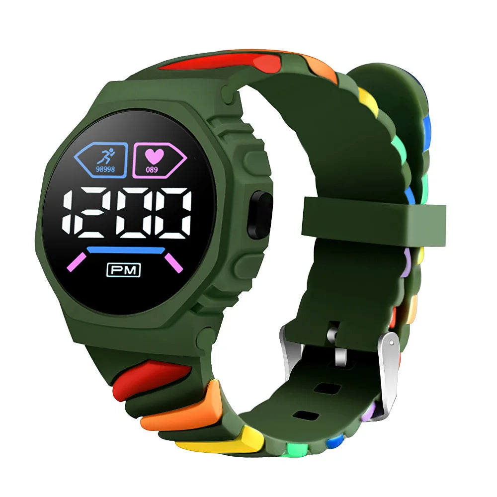 Digital Wristwatch for Men & Women - Waterproof Smart Watch with Fitness Tracker, Heart Rate Monitor & Sleep Tracking - Perfect for Running, Swimming & Everyday Use