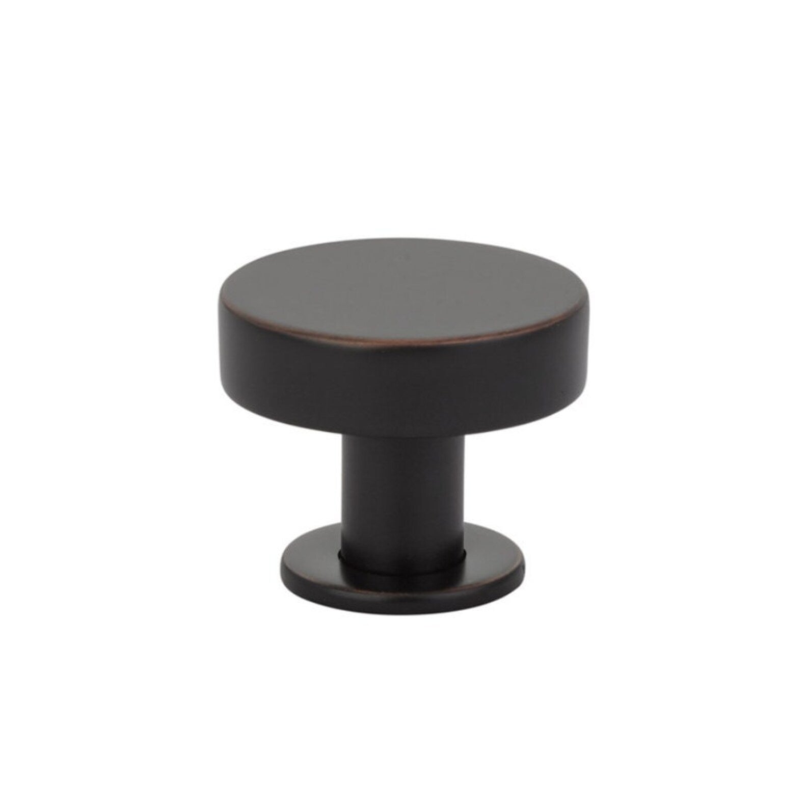 Hope Oil Rubbed Bronze Round Cabinet Knob - Vintage Style Drawer Pulls for Kitchen, Bathroom & Furniture - Durable Hardware for Cabinets, Dressers & Home Decor