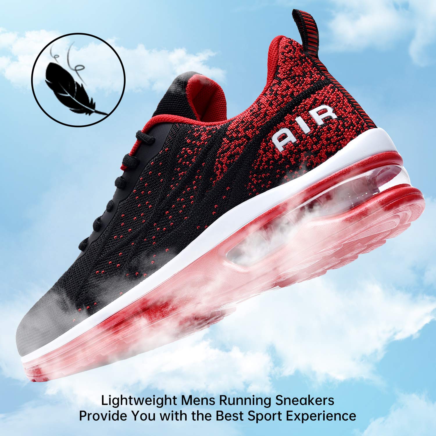 MEHOTO Men's Air Running Sneakers - Lightweight Athletic Shoes for Jogging, Fitness, Gym & Walking | Breathable Comfort for Sports & Daily Wear