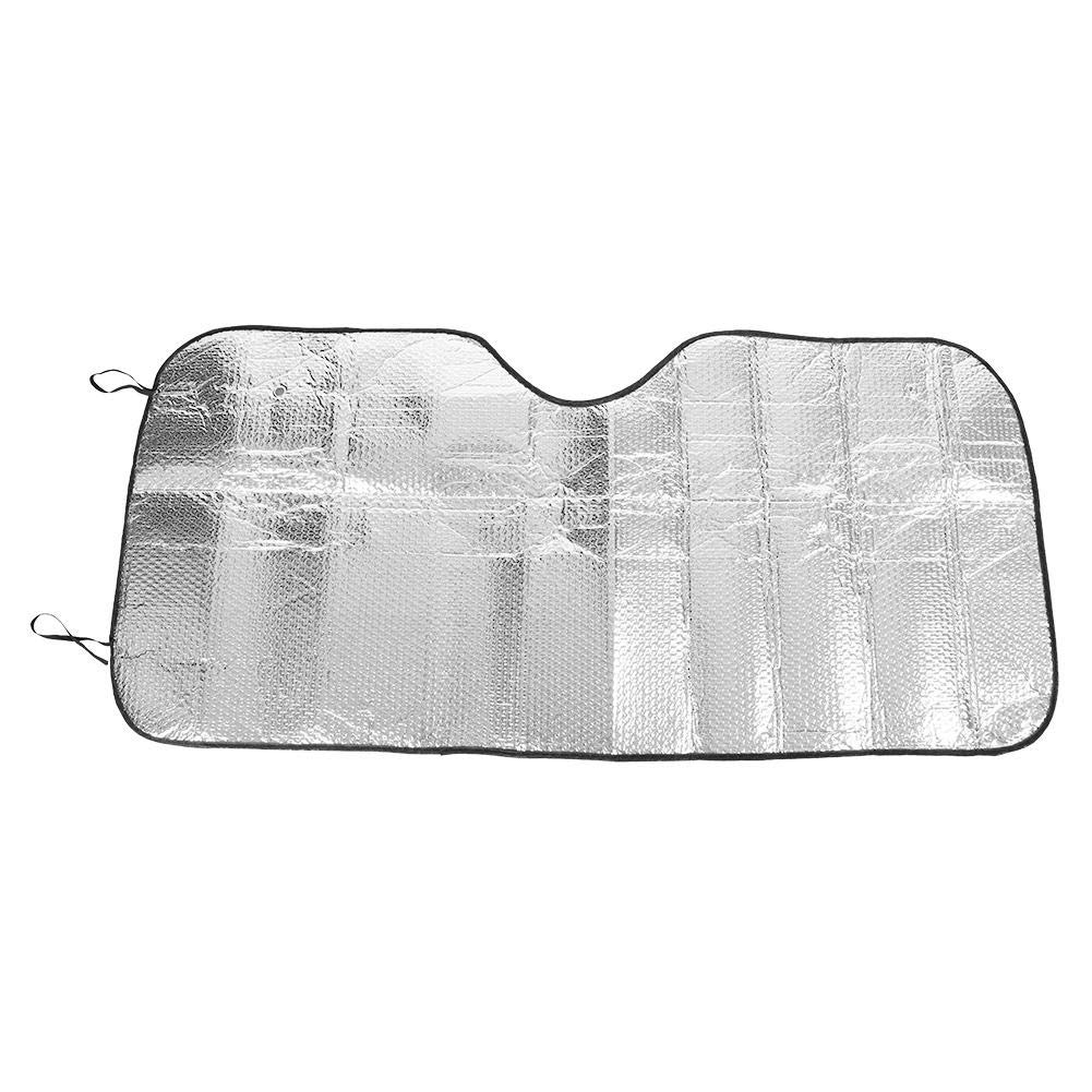 Premium Double-Sided Aluminum Foil Car Sun Shade - Universal Fit for SUV, Truck & Vehicle Windshield - Heat & UV Protection for Parking & Road Trips