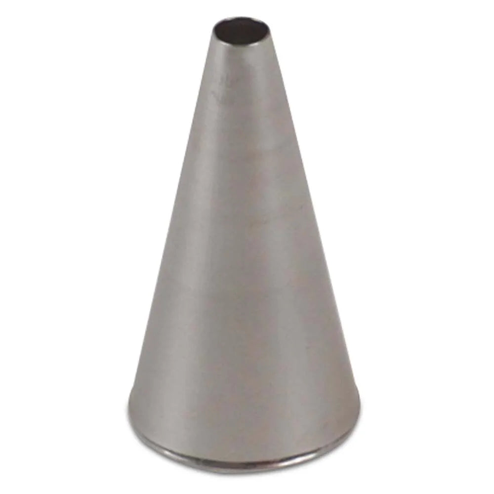 Stainless Steel Plain Pastry Decorating Tip for Cake Piping, Cupcake Frosting & Cookie Decorating - Professional Baking Tools for Home Bakers