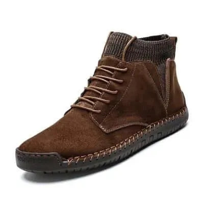 Oberon Women's Casual Leather Ankle Boots - Comfortable Slip-On Chelsea Booties for Everyday Wear | Perfect for Office, Travel & Fall Fashion