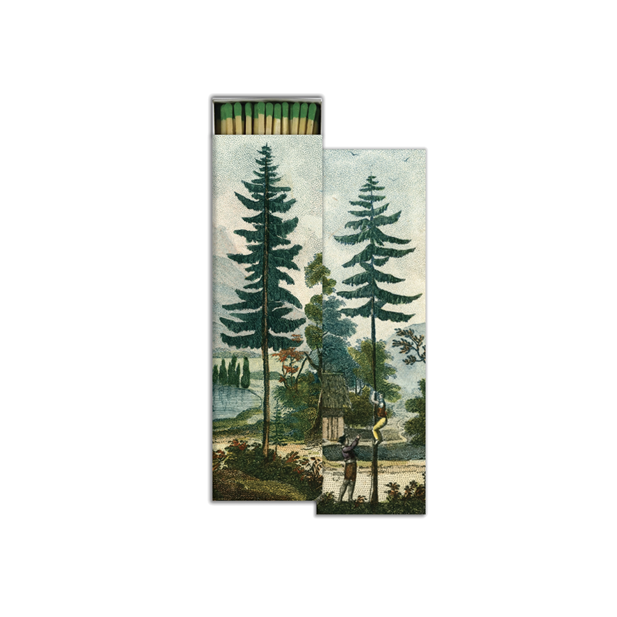 John Derian Long Matchboxes - Vintage Decorative Matchbox Set for Home Décor, Fireplace & Candle Lighting - Perfect for Gifts, Parties & Collectibles