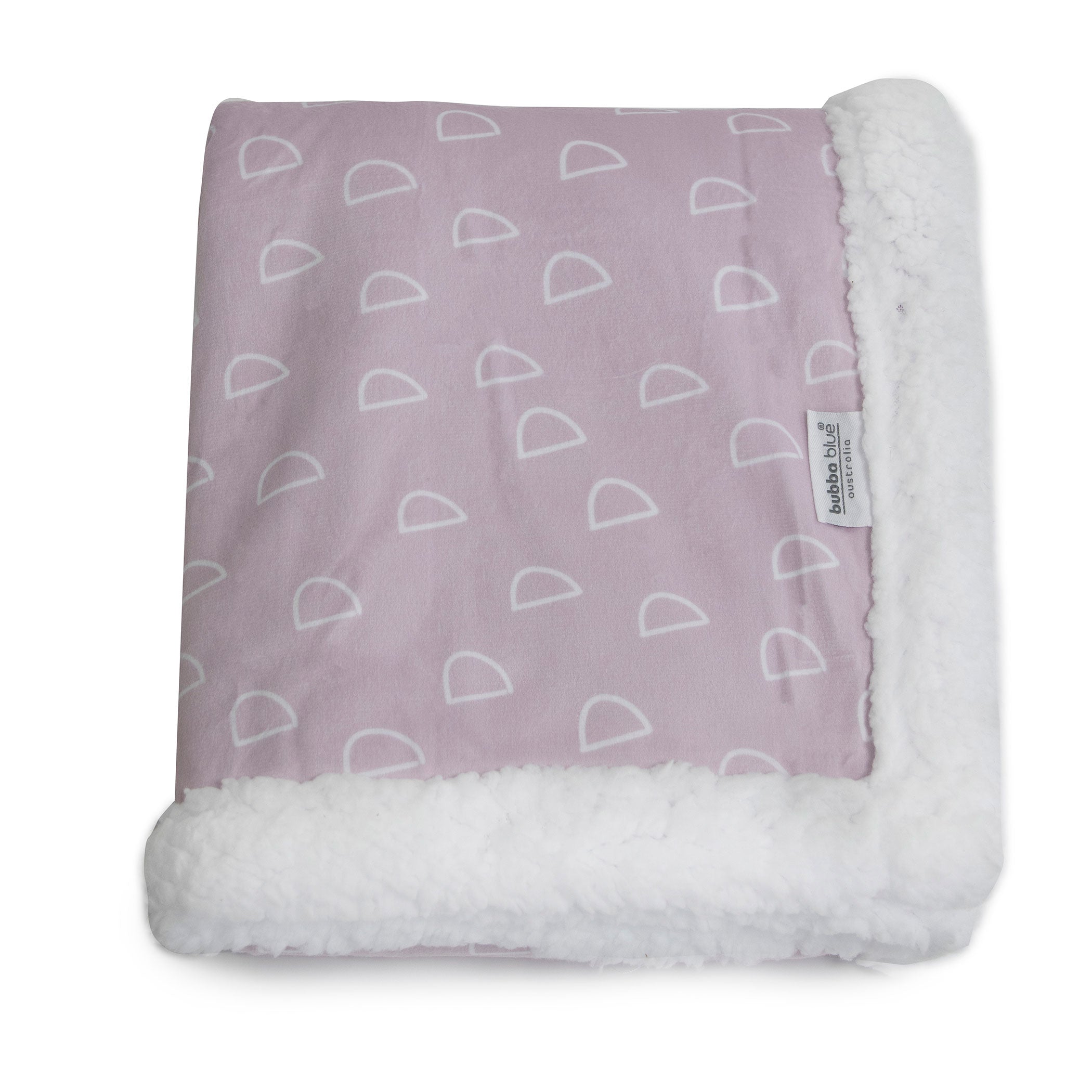 Nordic Velour Cuddle Blanket with Fleece Lining - Soft Plush Throw Blanket for Sofa, Bed & Couch - Cozy Winter Blanket for Home, Office & Travel - Lilac
