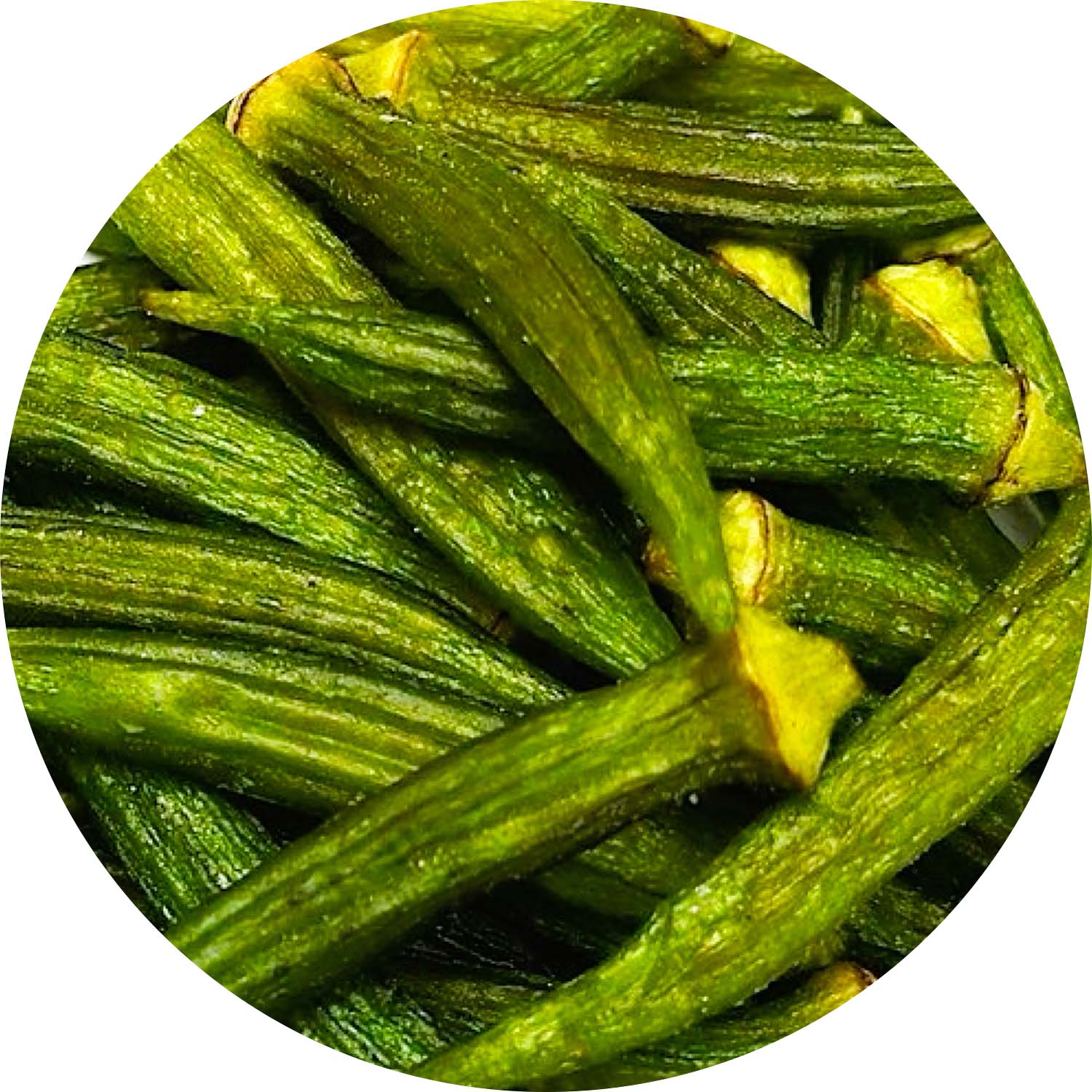 Jack's Chips Okra Natural Snacks - 2lb Bulk Pack (6 Count Case) | Healthy Vegan Crisps for Parties, Road Trips & Office Snacking