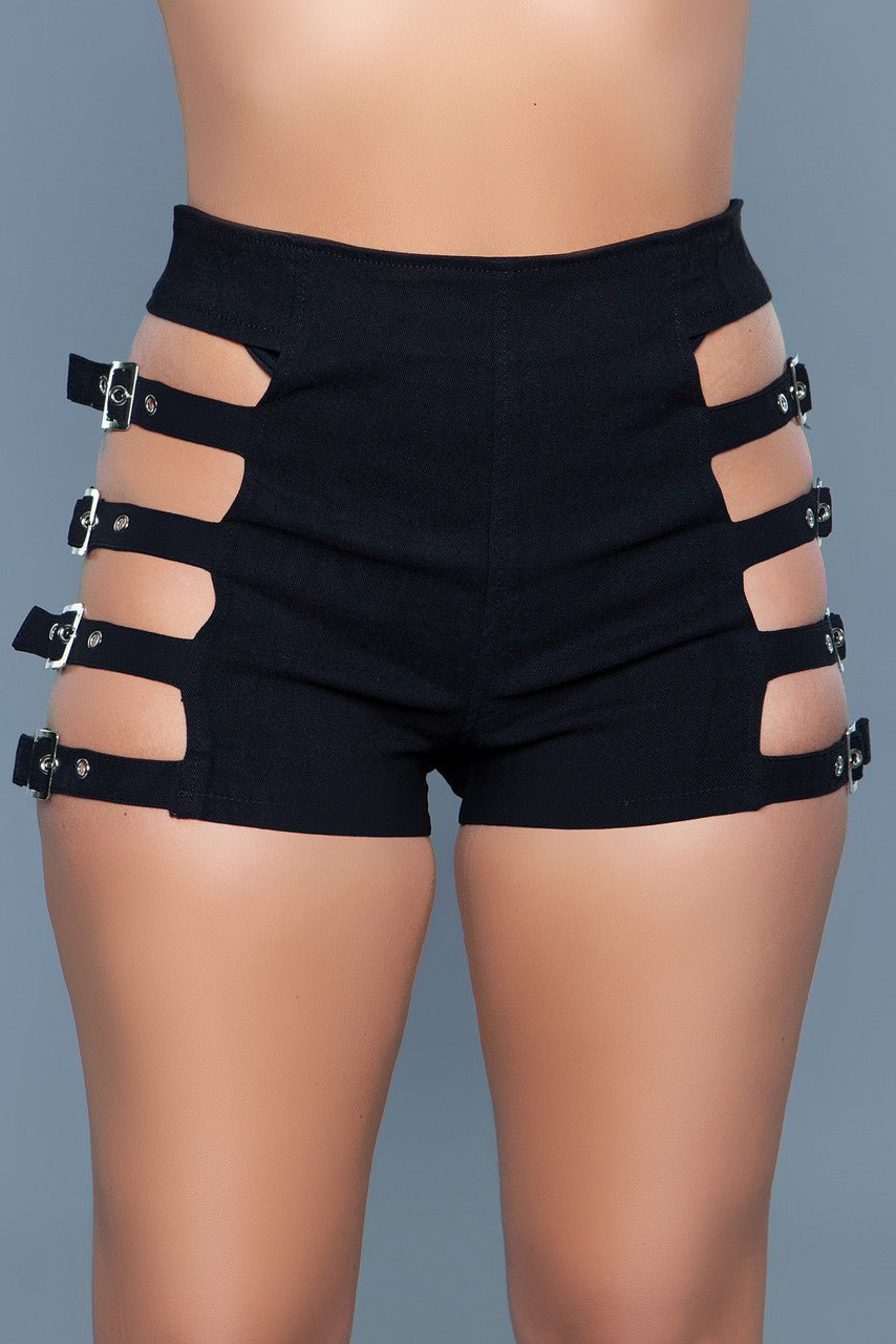 BeWicked Women's Feel The Vibe Shorts J25 - Sexy High Waisted Stretch Denim Shorts for Women | Perfect for Summer Outfits, Beach Vacations & Night Out
