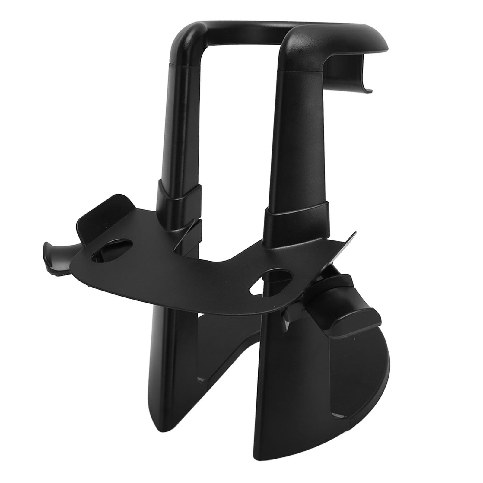 VR Headset Stand & Controller Holder for Oculus Quest 1/2 & Rift S - Black - Perfect for Gaming Setup & Organized VR Accessories Storage