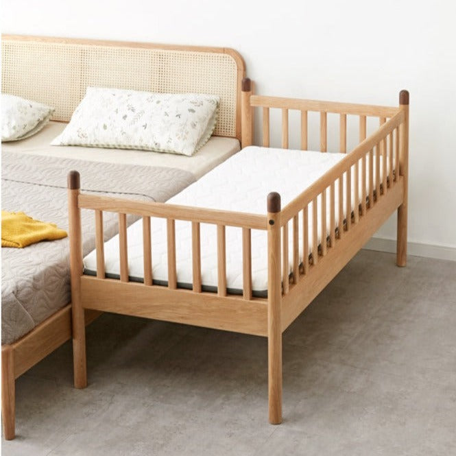 Premium Solid Oak Wood Toddler Bed – Sturdy & Safe for Kids | Perfect for Nursery, Bedroom & Daycare Use
