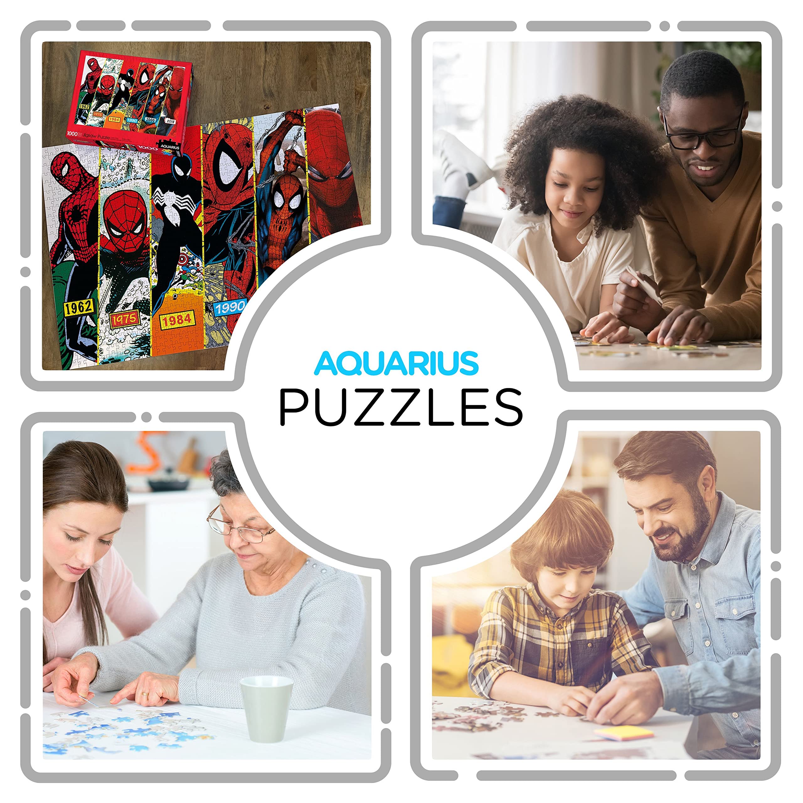 Marvel Spider-Man 1000 Piece Jigsaw Puzzle - Officially Licensed Glare-Free Puzzle for Adults & Teens - 20
