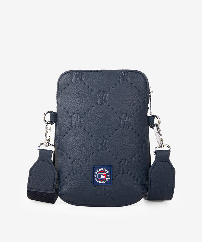 MLB New York Yankees Mini Crossbody Bag for Women - Stylish Yankees Logo Shoulder Purse - Perfect for Game Day, Travel & Casual Outings