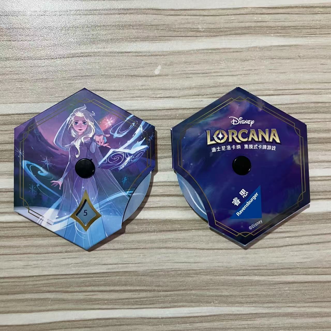 Disney Lorcana Chinese Elsa Lore Counter - Collectible Card Game Accessory for Disney TCG Fans | Perfect for Game Nights & Tournaments