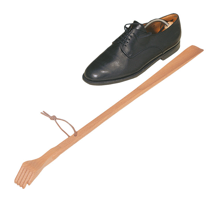 Long Shoehorn with Back Scratcher - 59cm Extra Length for Easy Shoe Removal & Back Relief - Perfect for Seniors, Pregnant Women & People with Mobility Issues