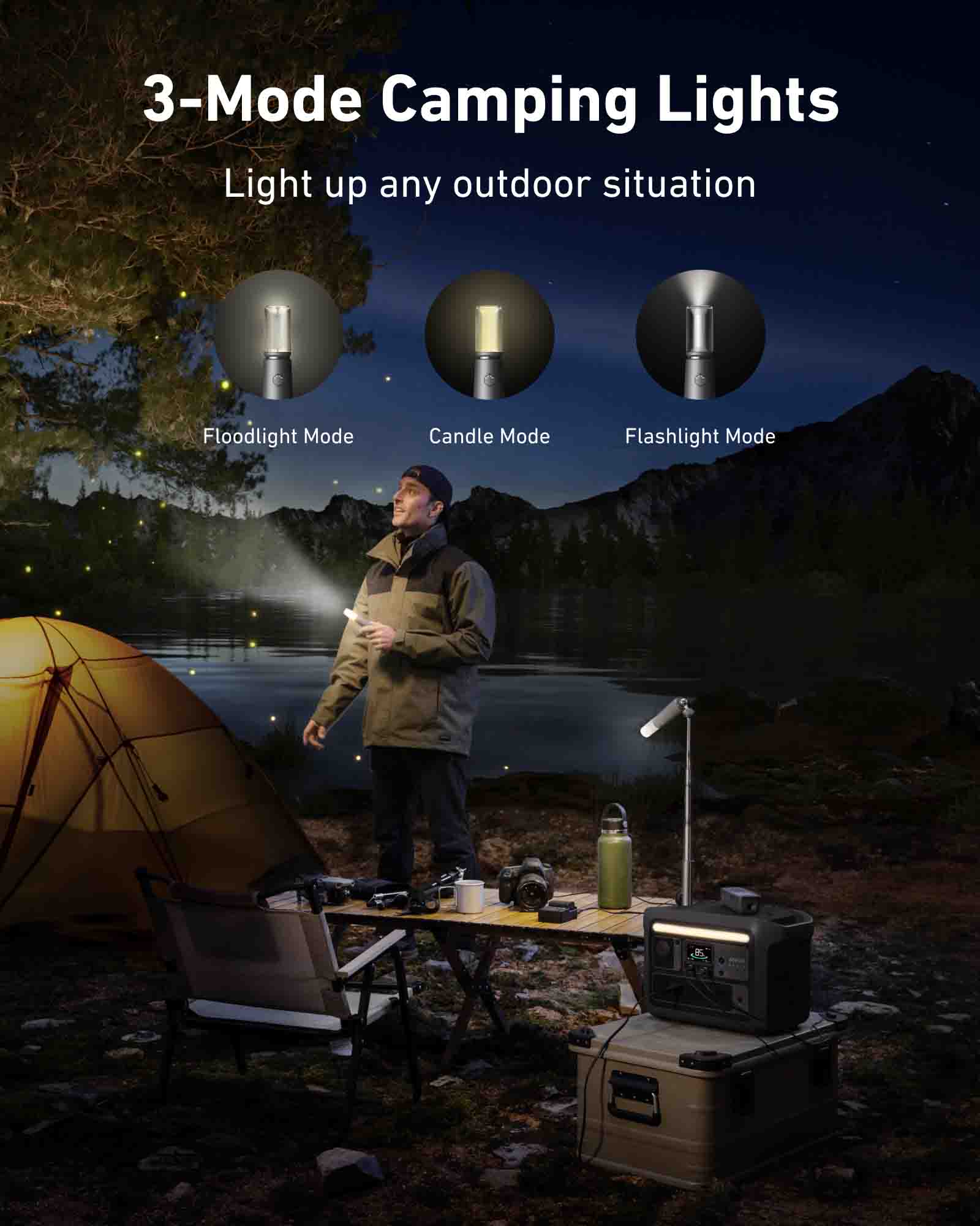 Anker SOLIX C800X 768Wh 1200W Portable Power Station - Solar Generator for Camping, RV, Emergency Backup & Off-Grid Power Supply