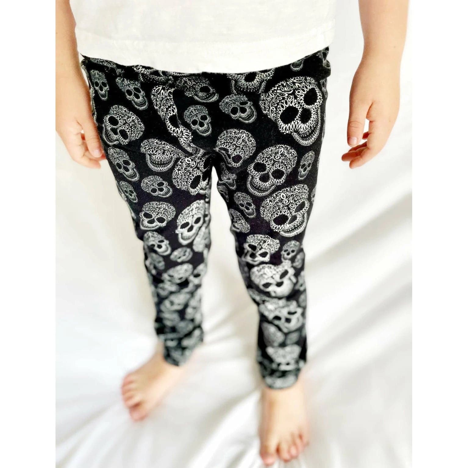 Monoskulls Kids Leggings - Stylish & Comfortable Alternative Leggings for Girls & Boys | Perfect for Playtime, School & Everyday Wear