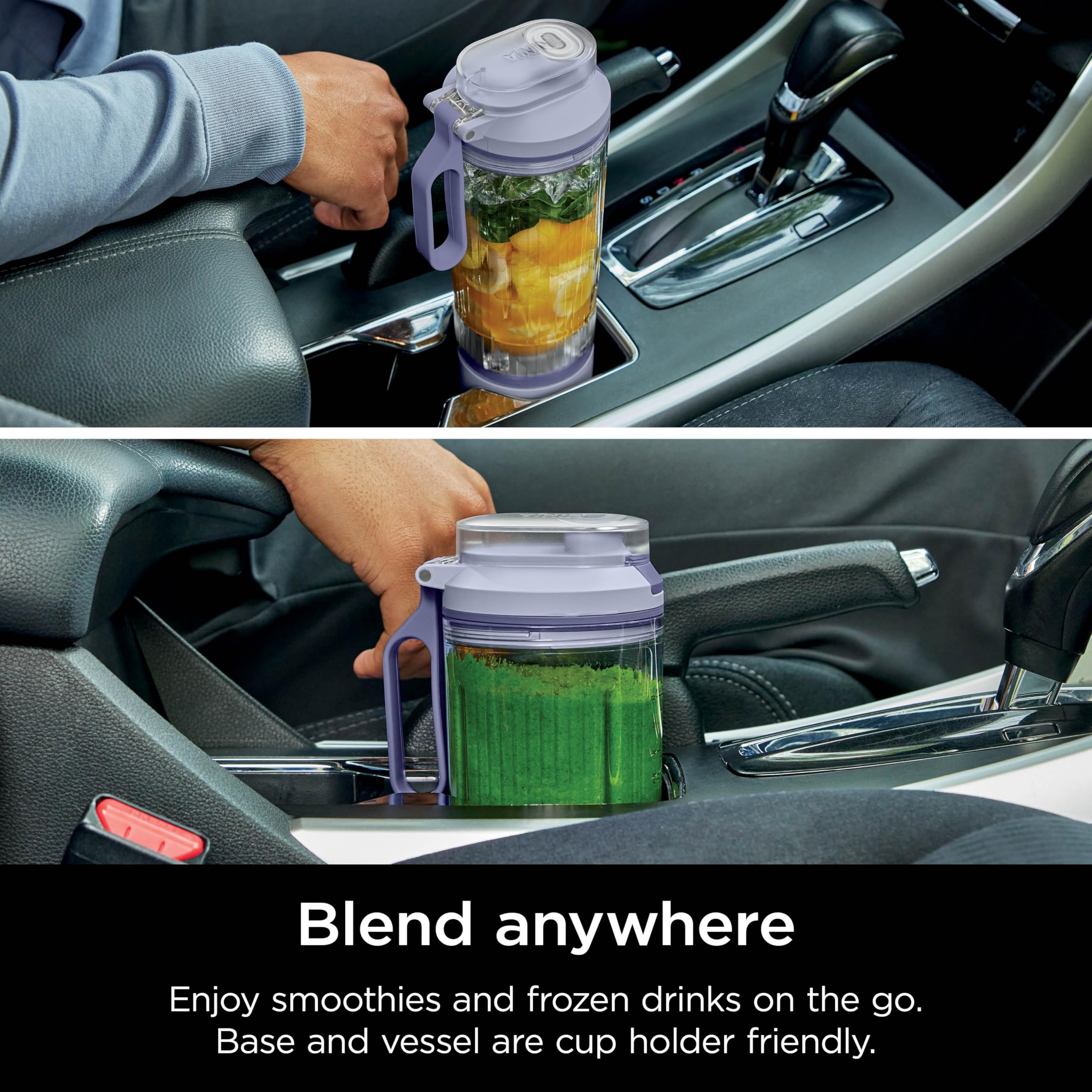 Ninja Blast Max Portable Blender - 22oz Cordless Personal Blender with Twist & Go Technology, 3 Blending Programs, Ice Crush & Smoothie Maker, Leakproof & Dishwasher Safe (Lavender) - Perfect for Smoothies, Protein Shakes & On-the-Go Blending at Home, Gym or Office