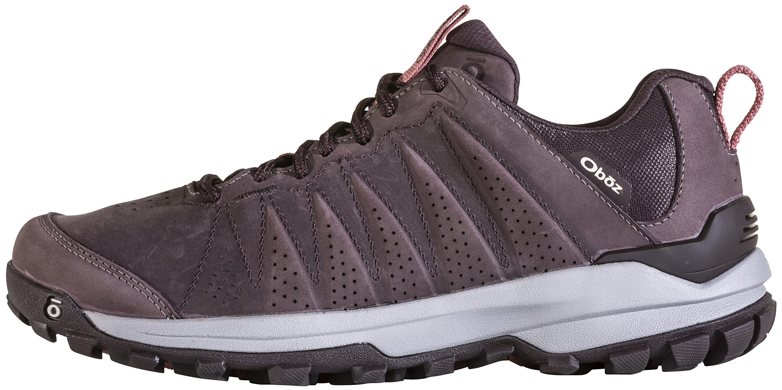 Oboz Sypes Low Leather B-Dry Waterproof Hiking Shoes for Women - Lightweight & Comfortable Outdoor Trekking Footwear for Trail Walking, Camping & Adventure Travel