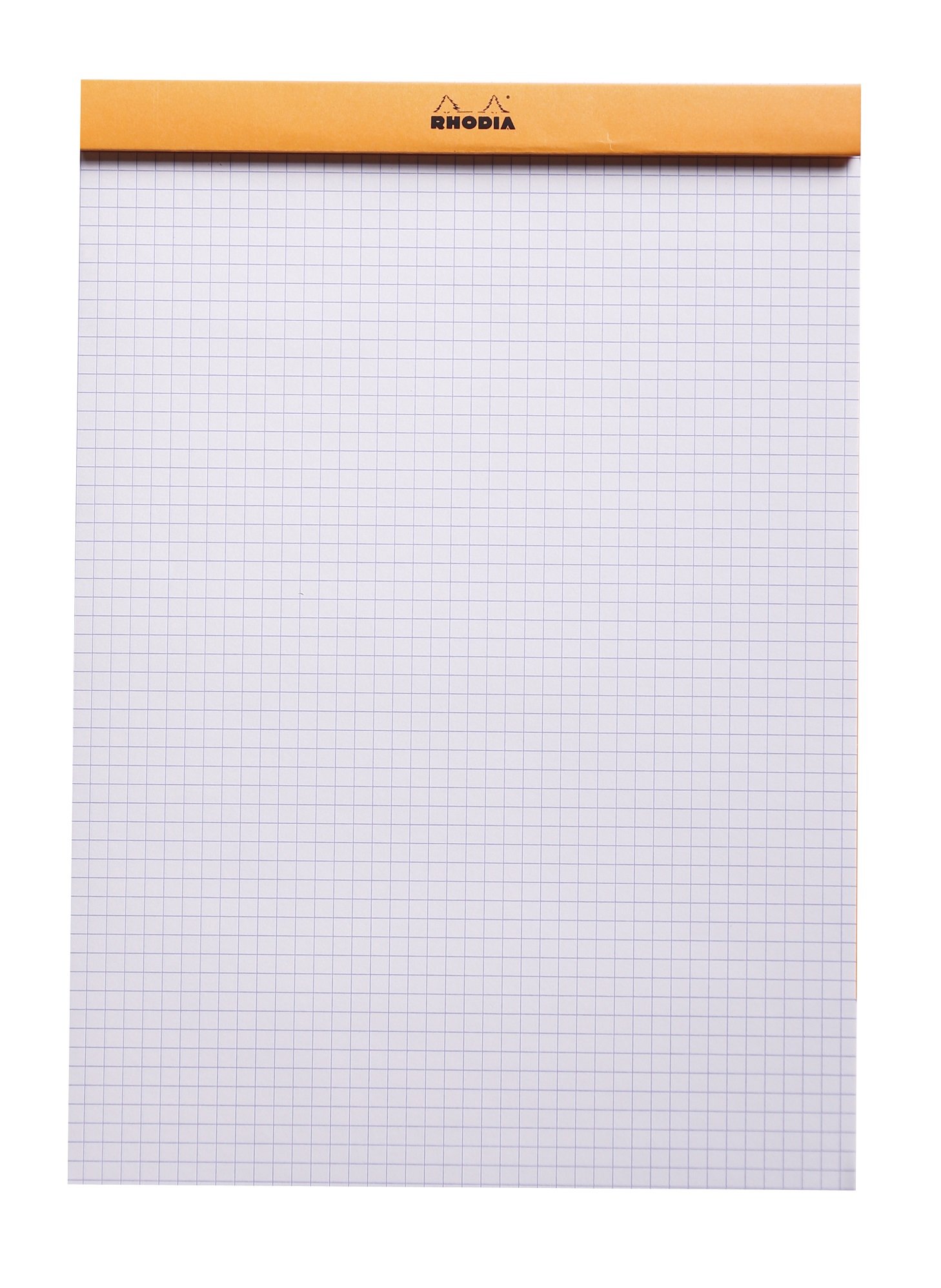 Rhodia Orange Grid Notepad 8.25