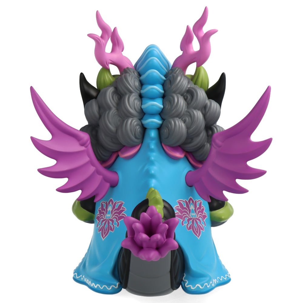 Dark Imperial Lotus Dragon Art Print by Scott Tolleson - Premium Wall Decor for Home, Office & Meditation Spaces