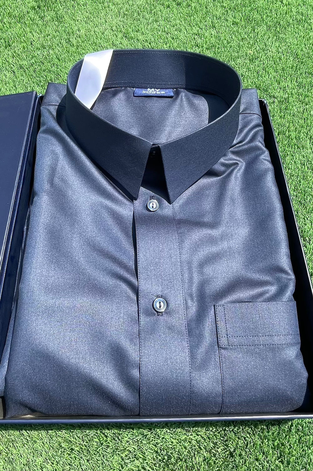 Premium Men's Navy Blue Qatari Thobe - Traditional Arabic Robe for Special Occasions & Daily Wear - Eid, Weddings, and Cultural Events