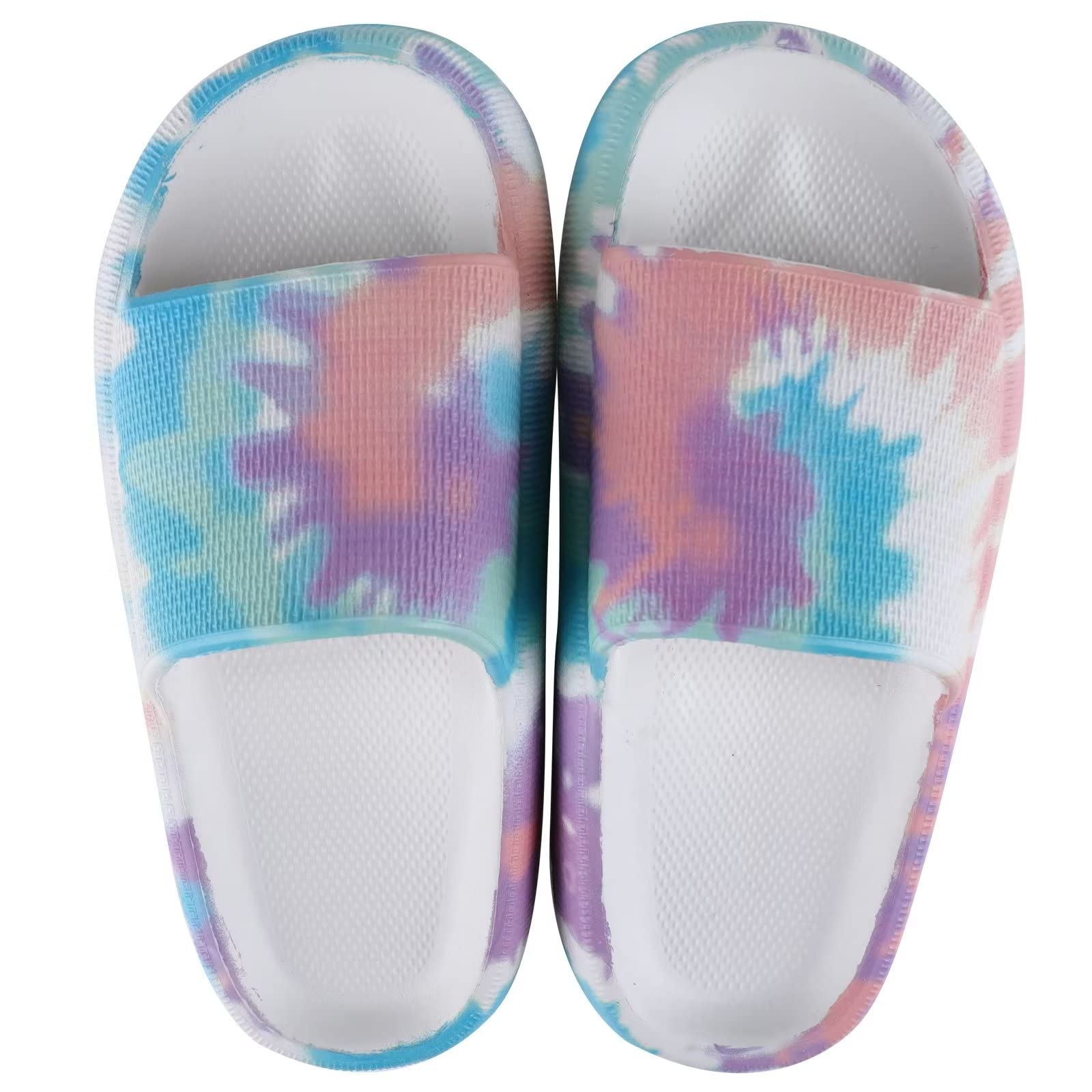 EQUICK Cloud Slides Pillow Slippers for Women & Men - Ultra Soft Bathroom Sandals with Cushioned Thick Sole | Shower Slippers for Indoor & Outdoor Use | Perfect for Spa, Poolside, and Home Relaxation