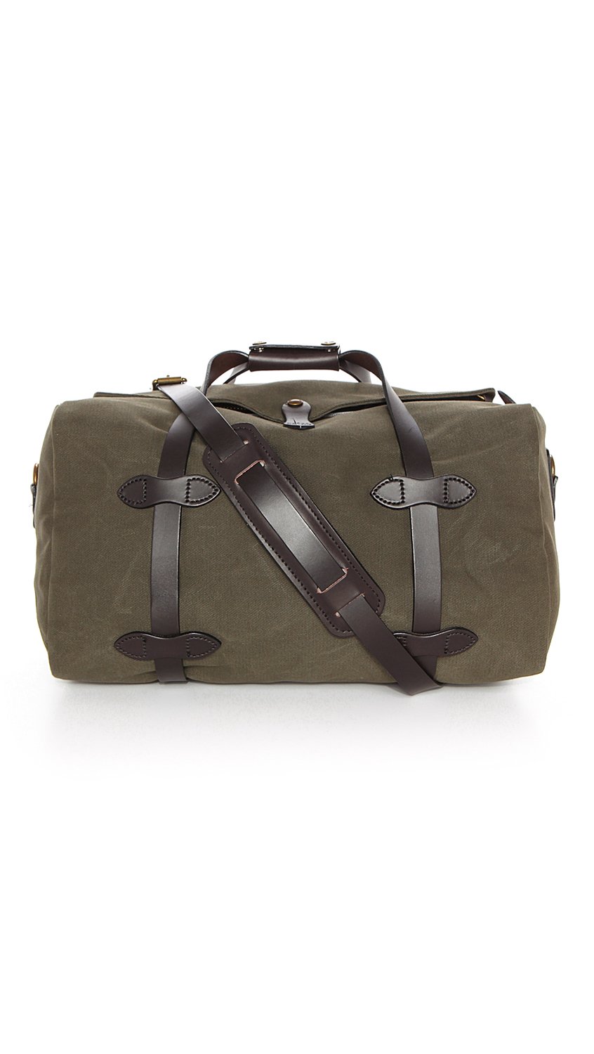 Filson Small Duffle Bag for Men & Women - Waterproof Travel Duffel Carry-On Bag - Otter Green Compact Weekender Gym Bag - Perfect for Business Trips, Gym, Camping & Weekend Getaways