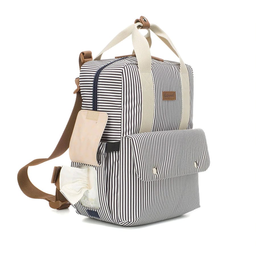 Babymel Georgi Eco-Friendly Vegan Leather Diaper Backpack - Stylish & Spacious Baby Bag for Moms, Perfect for Travel, Daycare & On-The-Go Parenting