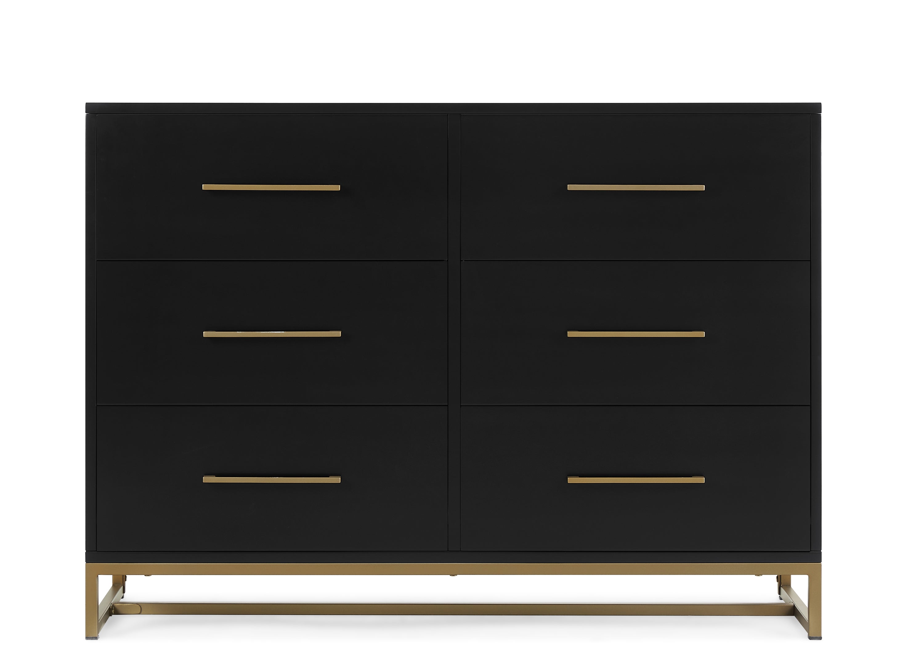 Elegant Jade 6-Drawer Dresser with Interlocking Drawers - Perfect for Bedroom, Nursery, or Dorm Organization & Storage