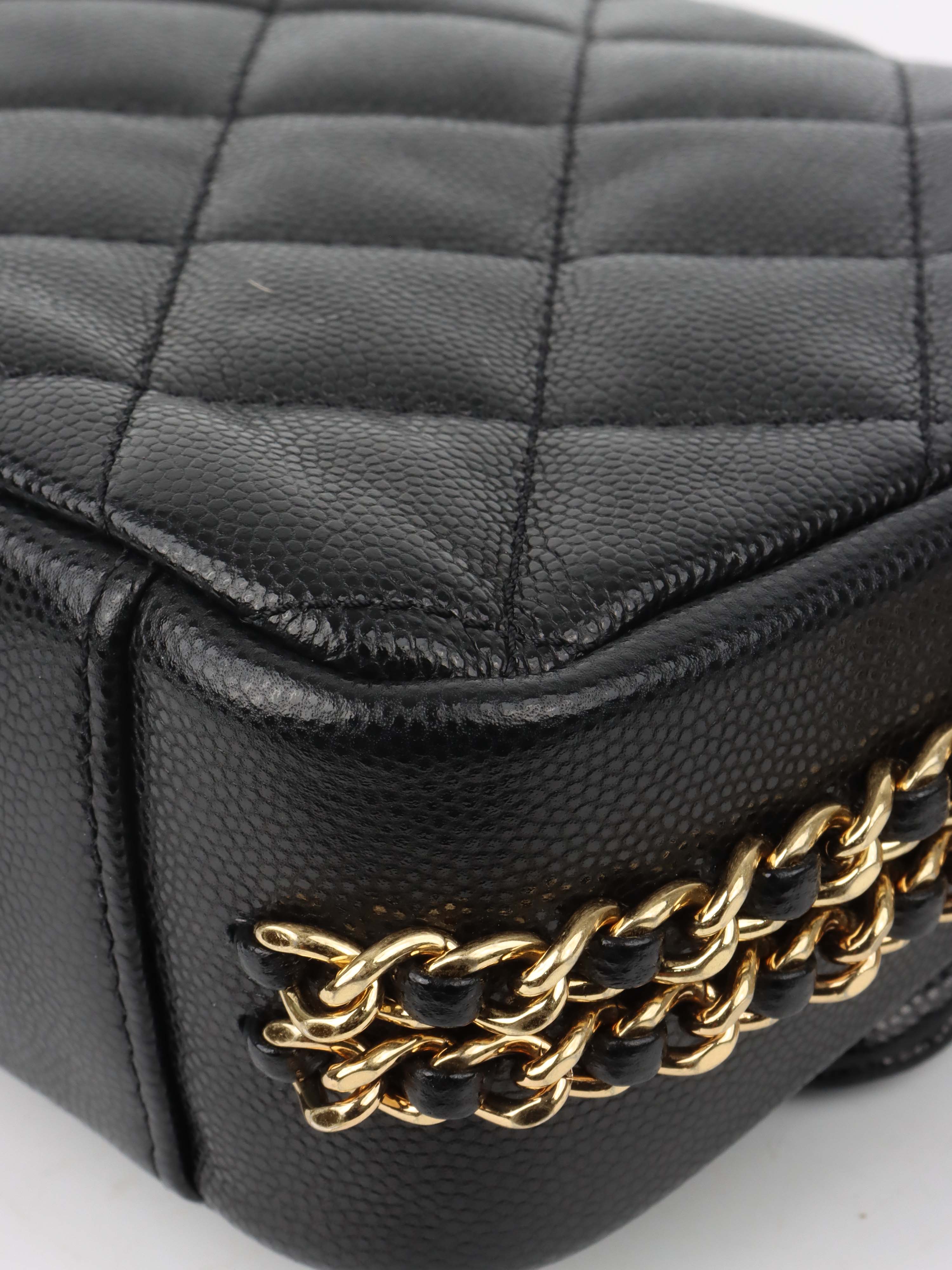 Chanel Caviar Leather Classic Flap Bag with CC Chain - Luxury Designer Handbag for Women, Perfect for Parties, Work & Everyday Use