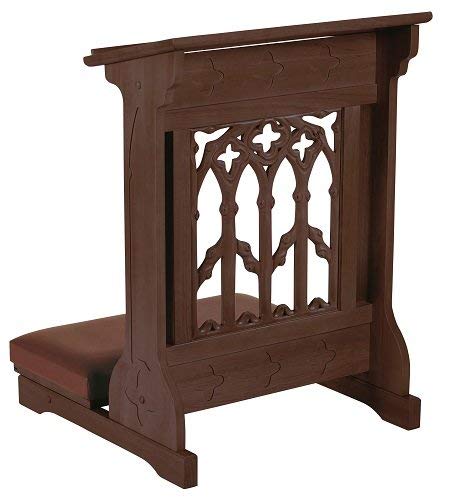 Christian Brands Canterbury Padded Kneeler - Comfortable Church Kneeling Cushion for Prayer & Worship - Perfect for Home Chapel, Church Pews & Religious Devotion
