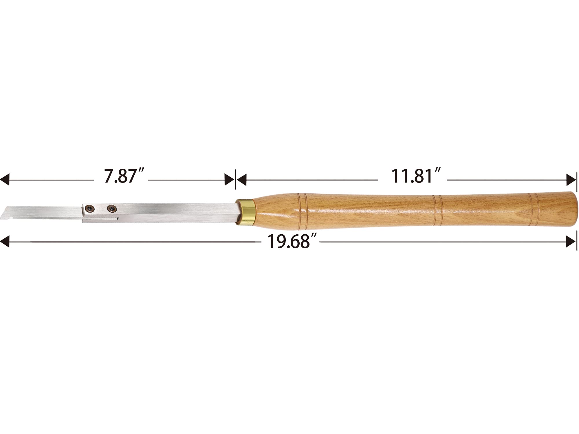 Premium Carbide Parting & Grooving Tool for Woodturning Lathe - 19.68