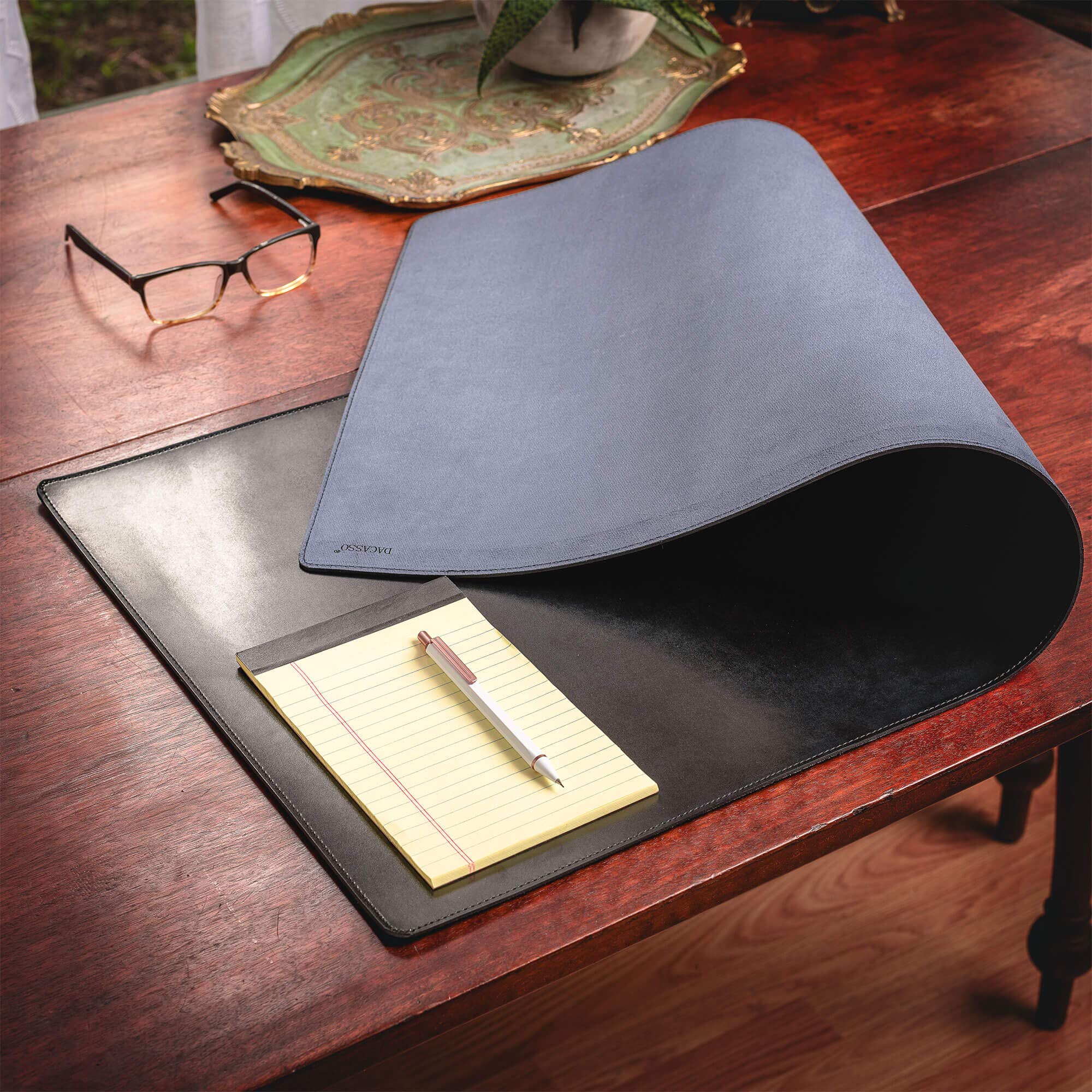 Premium Rollable Bonded Leather Desk Mat - 36