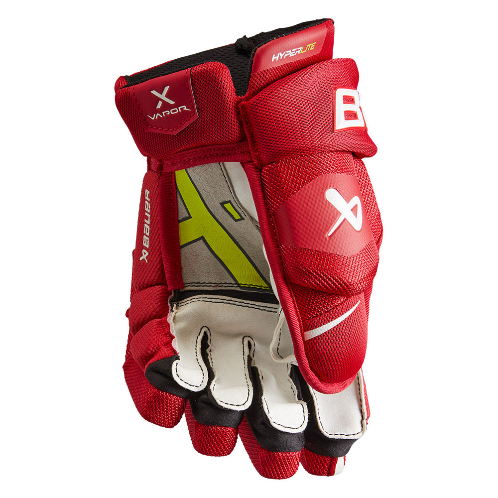 Bauer Vapor HyperLite Junior Ice Hockey Gloves - Lightweight Youth Hockey Gloves for Performance & Protection - Perfect for Practice, Games & Training