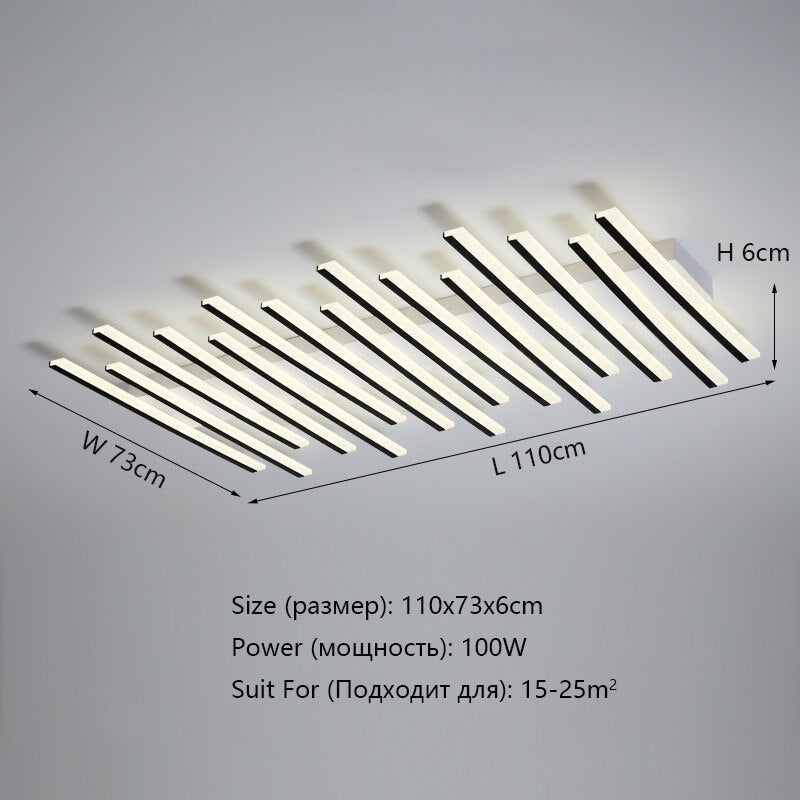 Modern LED Chandelier Ceiling Light Fixture - Crystal Pendant Lighting for Dining Room, Bedroom, Living Room - Energy Efficient Dimmable Hanging Lamp for Home Decor