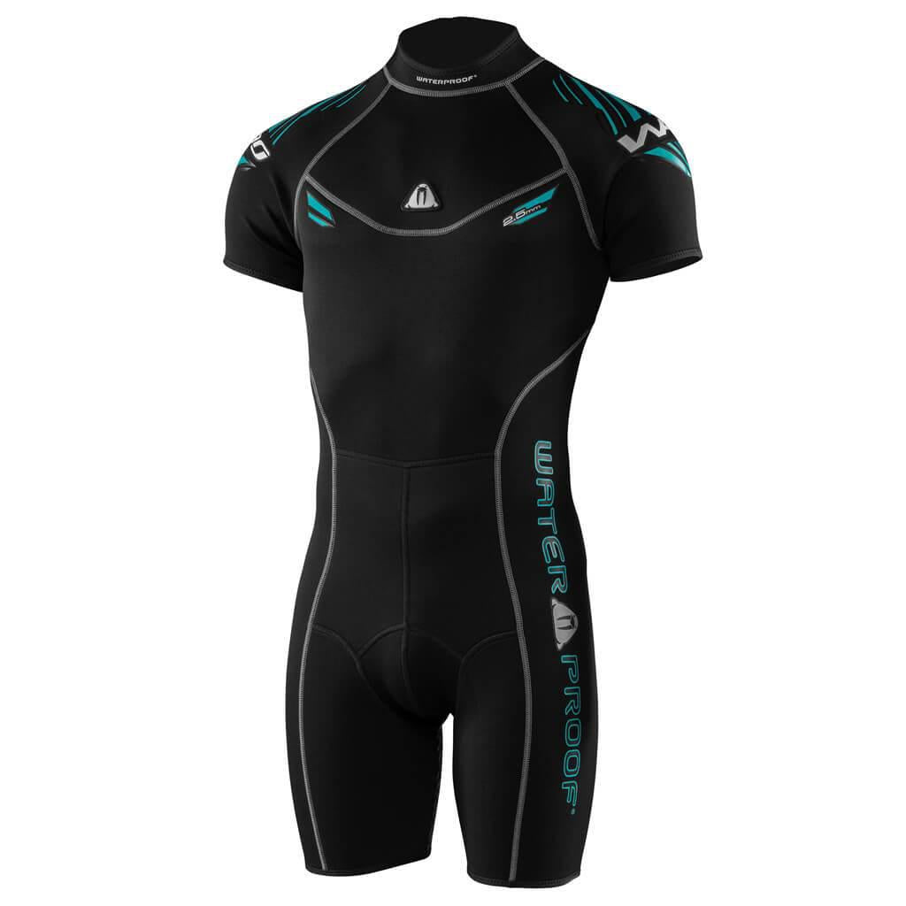 2023 Men's Wetsuit Shorty 2.5mm W30 - Waterproof Neoprene Surfing & Diving Suit for Beach, Pool & Water Sports