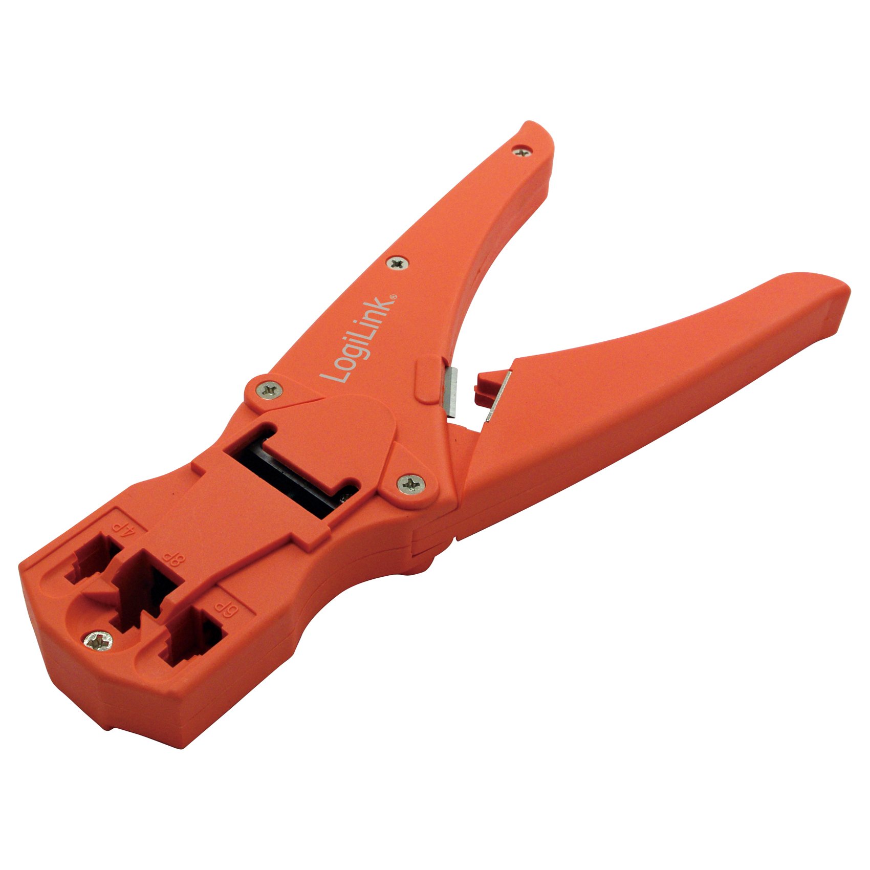 4/6/8 Pin Modular Crimping Tool - Professional Network Cable Connector Crimper for RJ45 Ethernet & Phone Wires - Perfect for IT Technicians, Network Installations & DIY Home Wiring Projects