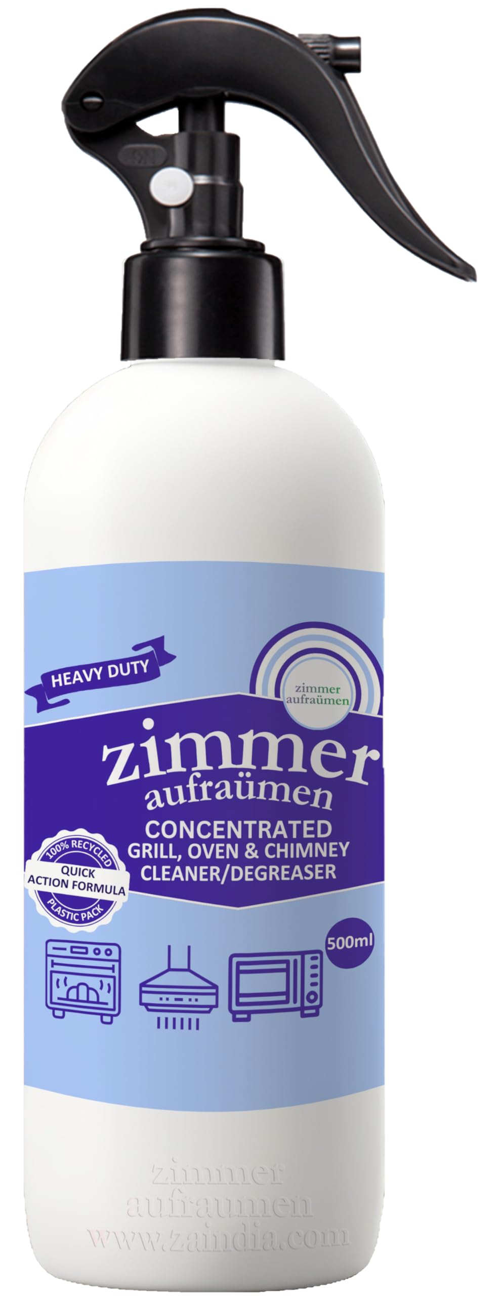Chimney & Grill Cleaner 450ml - Heavy Duty Degreaser for Oven, Gas Stove, BBQ Grill - Non-Toxic, Chlorine Free Kitchen Cleaner - Removes Grease, Oil & Stains - Safe for Indoor & Outdoor Use