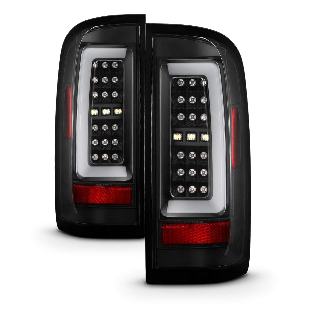 AKKON Full LED Daytime Running Lamp Bar & Tail Lights for 2015-2022 Chevy Colorado/GMC Canyon - Black Housing with Clear Lens (Complete Set) | Upgrade Your Truck's Style & Visibility for Night Driving & Off-Road Adventures